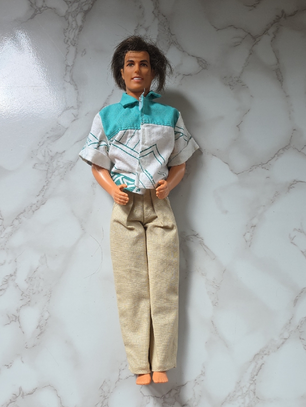 Vintage Mattel KEN Barbie Doll 1968 Twist Turn w Brown Rooted Hair